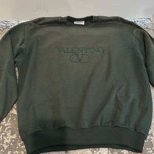 VALENTINO Used Green Sweatshirt